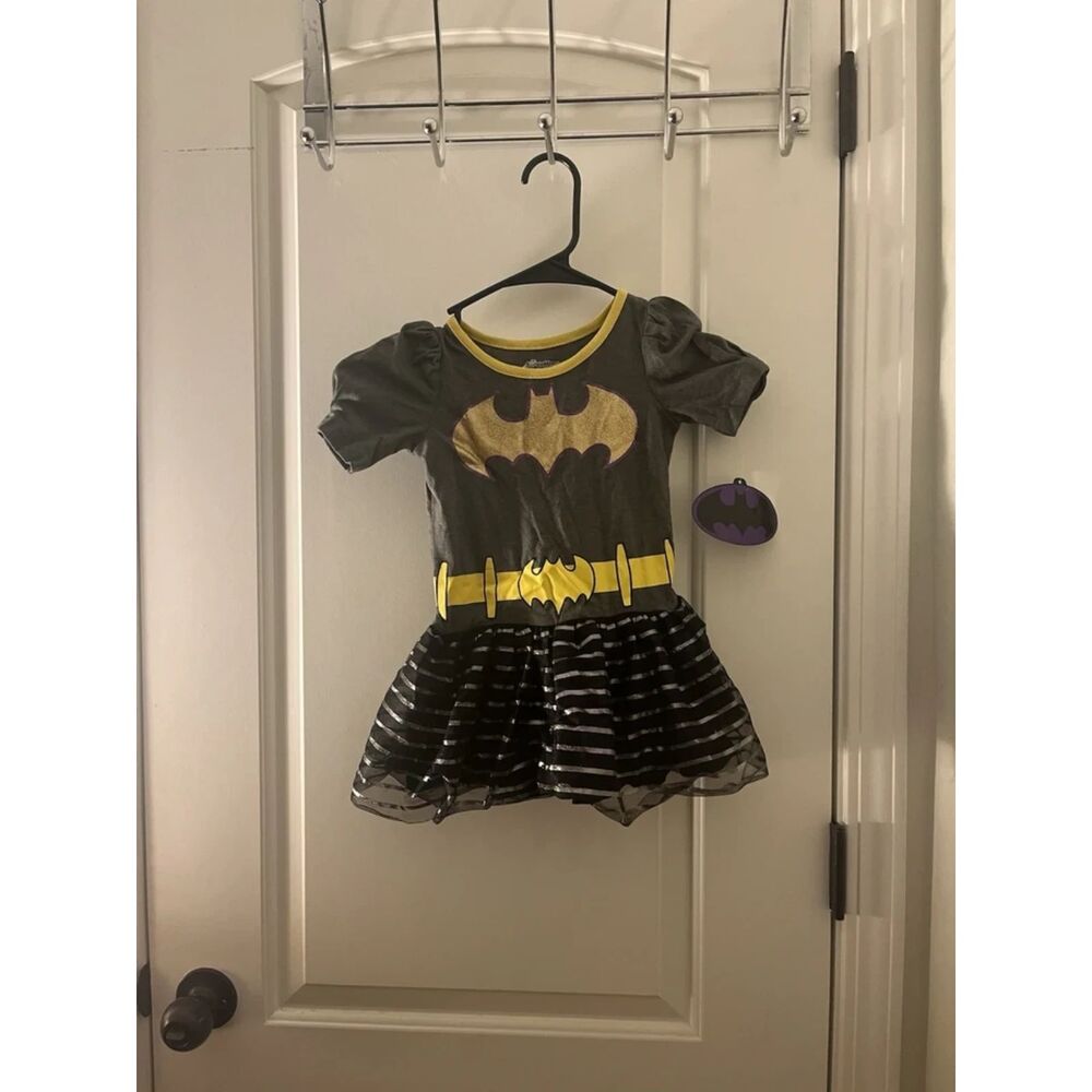 Batgirl Batman Toddler Girls Costume Tutu Dress Clothes Theater Costume Size 2T